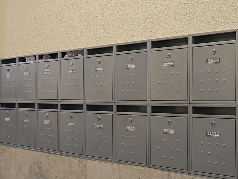 Imagen obra completada con buzones